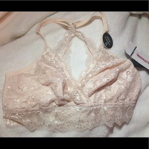 Blush colored bralette