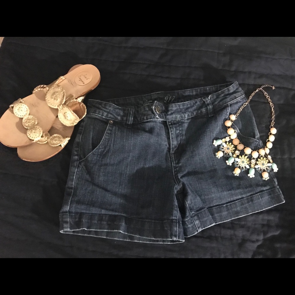 The Limited denim shorts