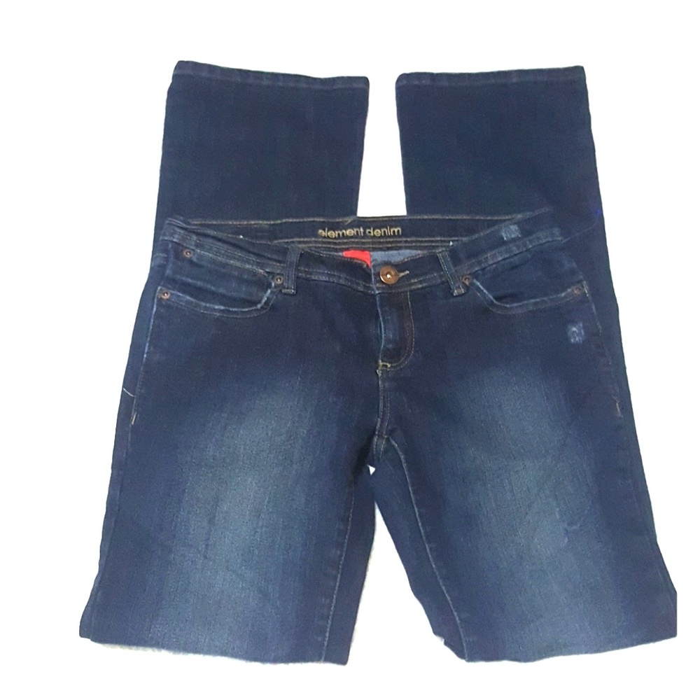 Element Denim Boot Cut Dark Jeans