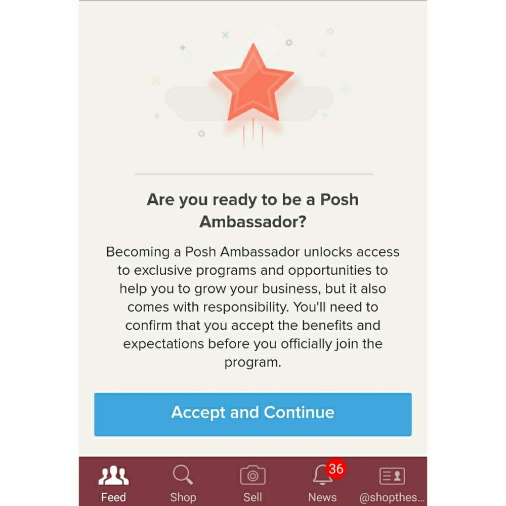 💕 I am a POSH AMBASSADOR!!!
