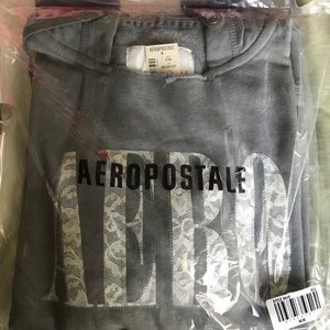 Gray Aeropostale hoodie nwt
