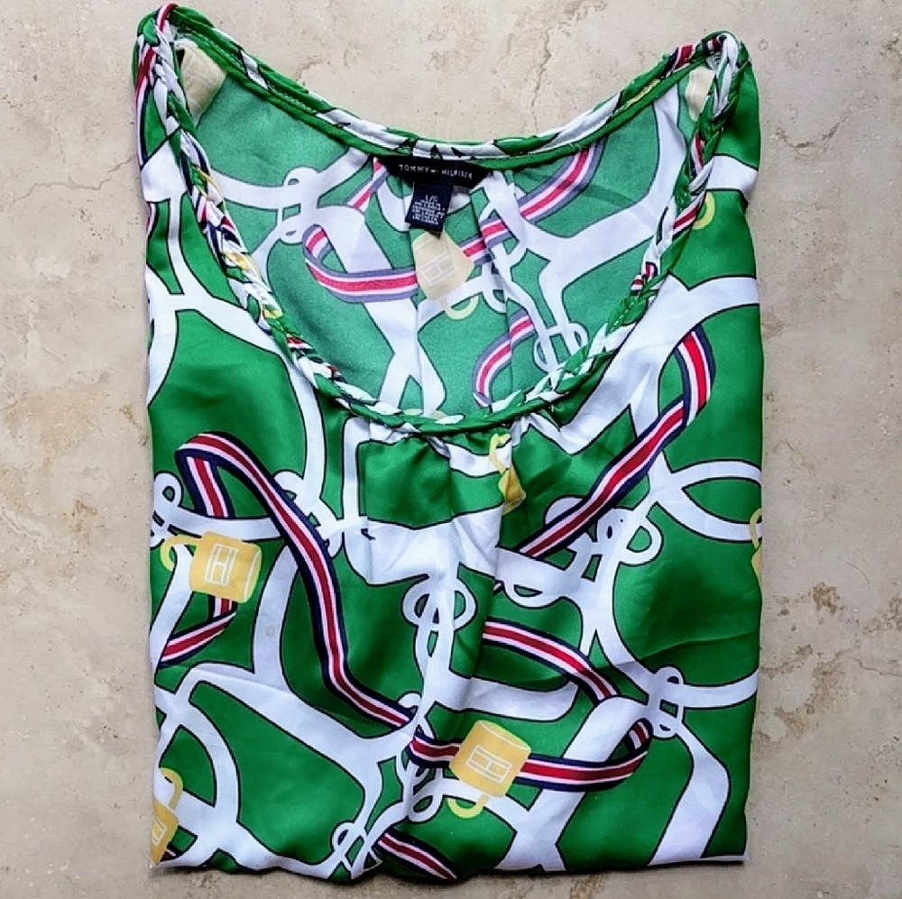 Tommy Hilfiger • silk tank top
