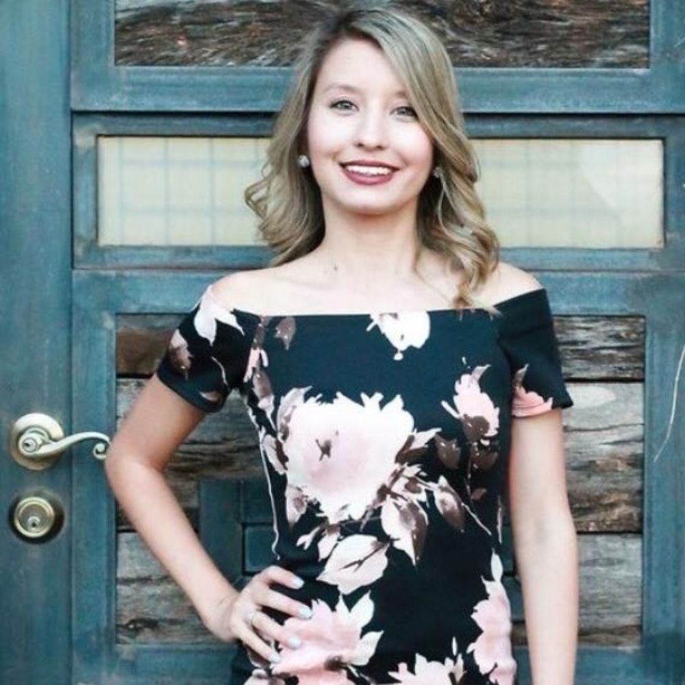 Floral midi dress