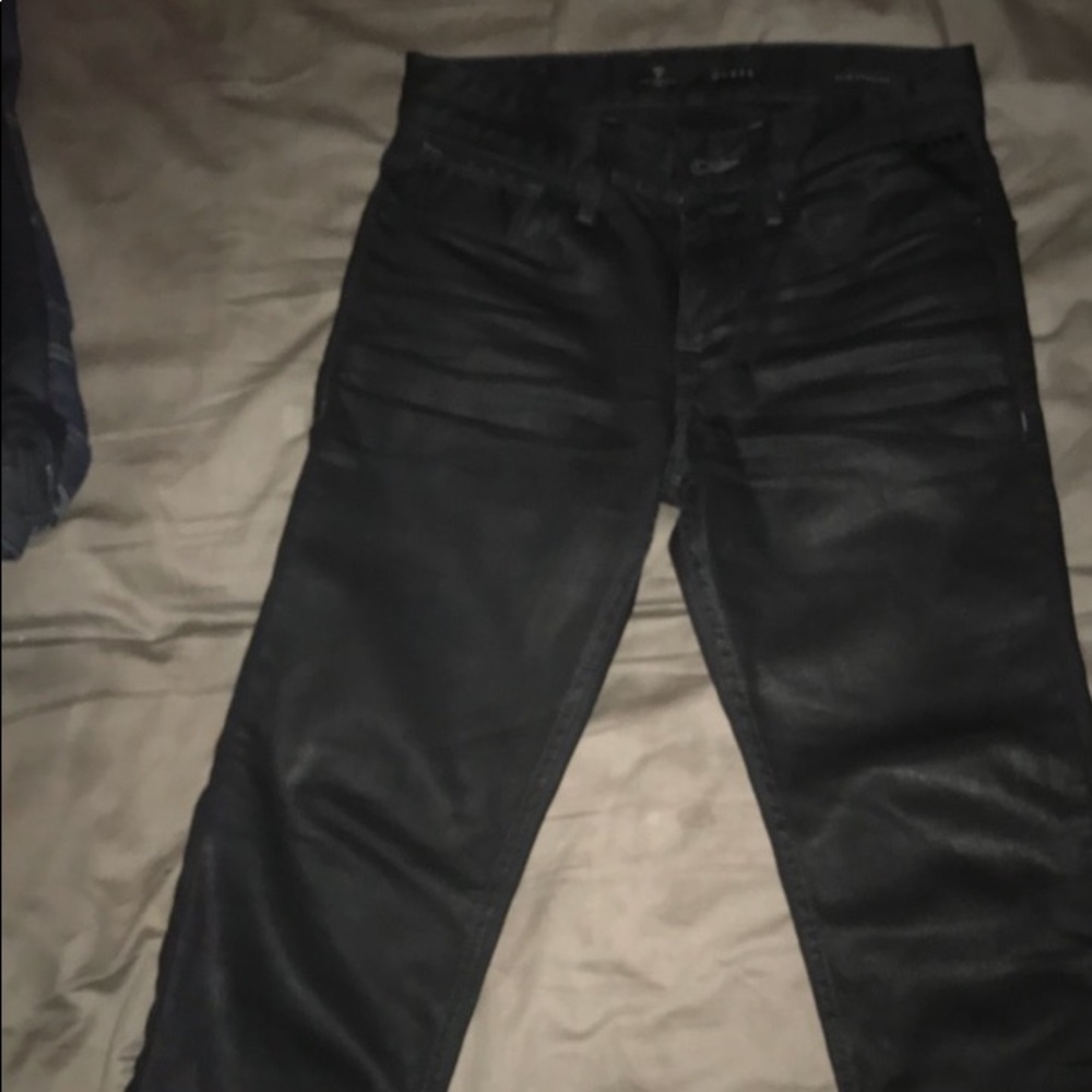 Men's Black coated Guess Jeans (skinny fit)