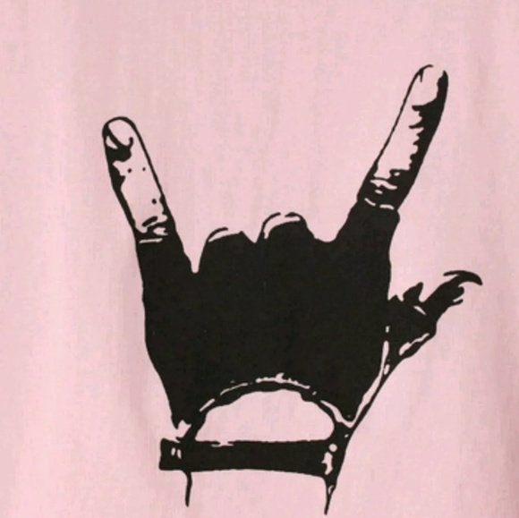 Pink Distressed Tee (One Size) - Picture 3 of 3