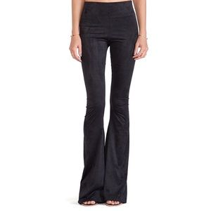 Show Me Your Mumu Black Suede Bam Bam Bells