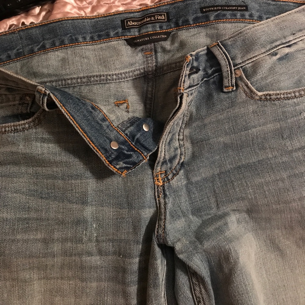 Abercrombie and Fitch Boyfriend Straight Jeans