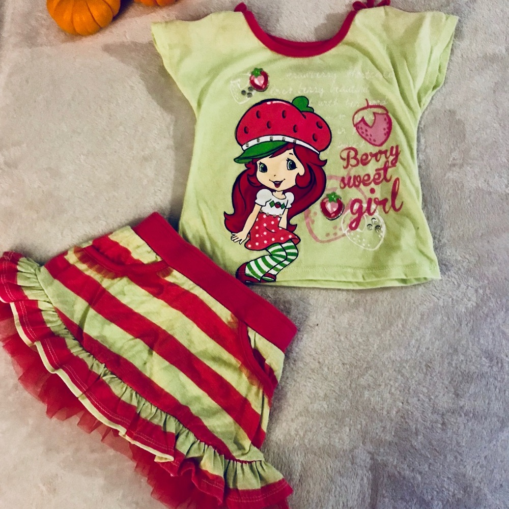 Strawberry Shortcake Skort Outfit