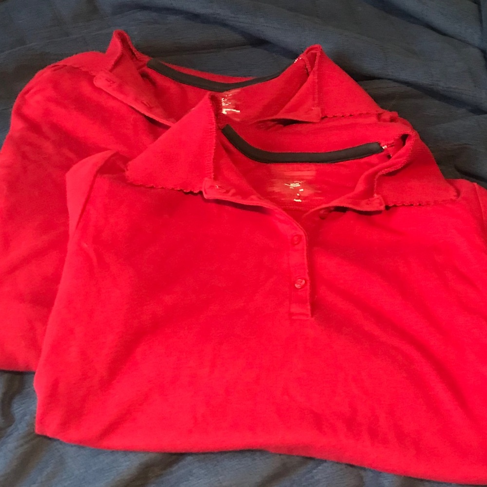 Nautica red polo set