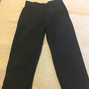 Black pull on pants