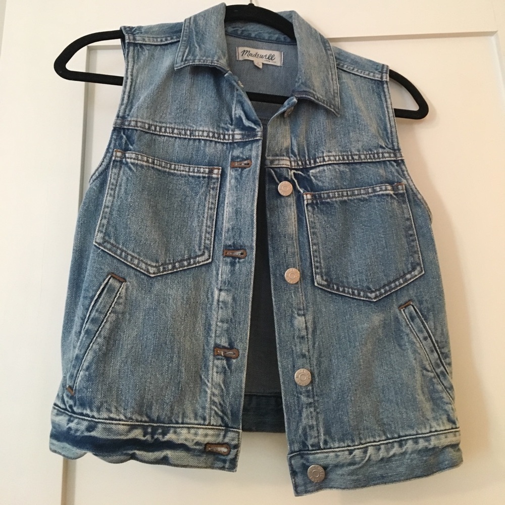 Madewell denim vest