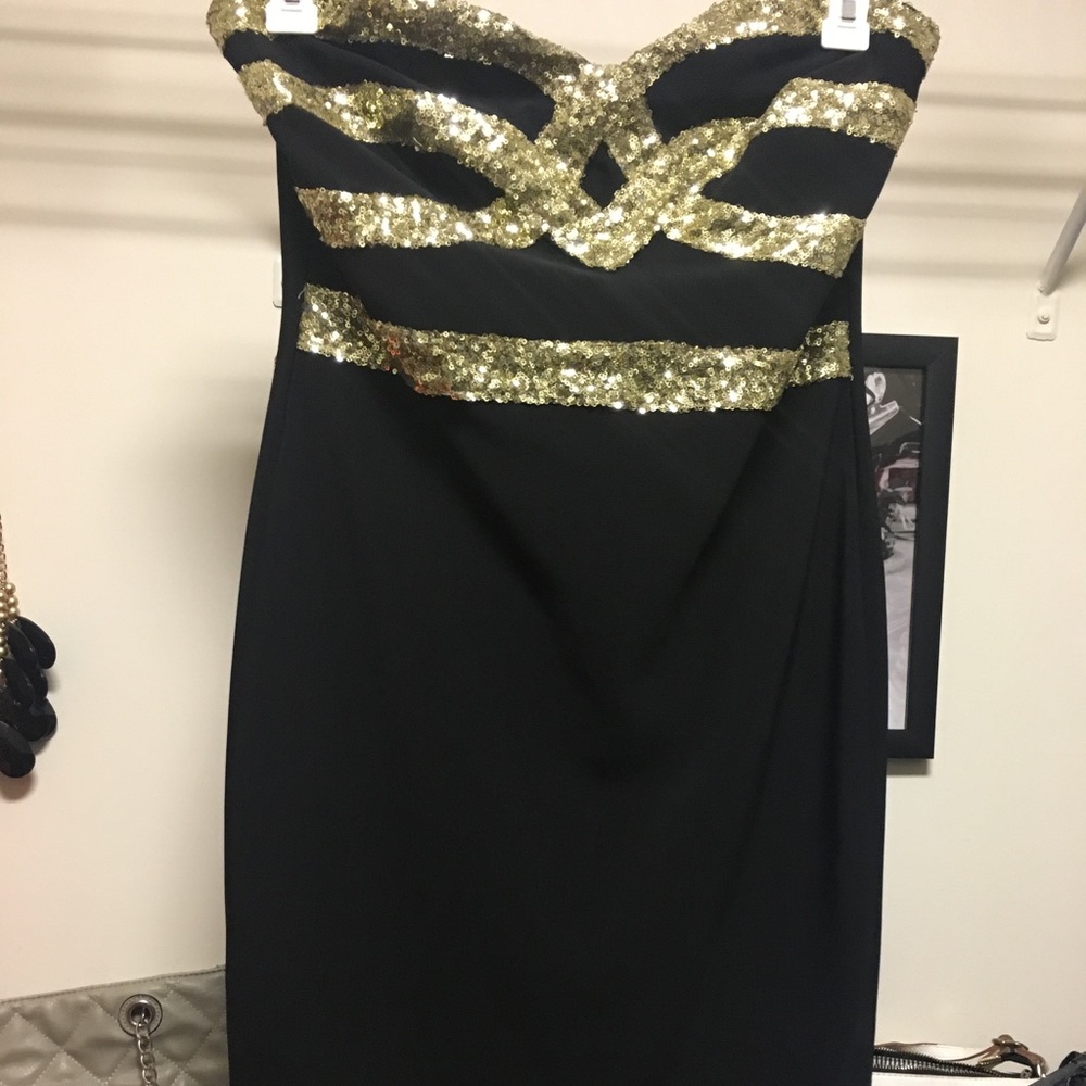 Charlotte Russe black Bodycon mini dress