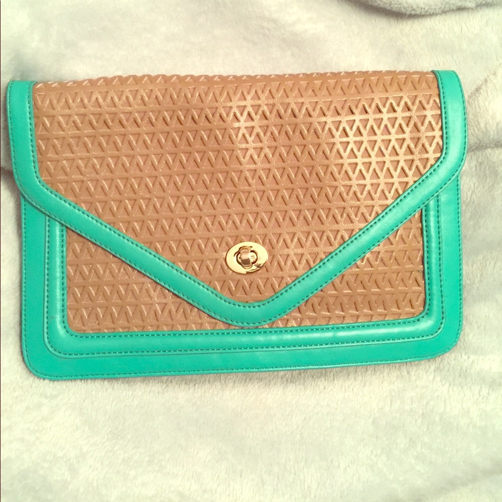 Vegan leather clutch!