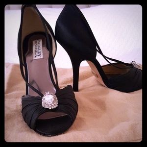 Badgley Mischka 7.5 black heels