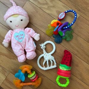 SOLD Baby teething items