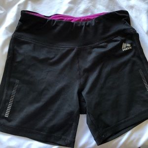 Spandex running/bicycling shorts.