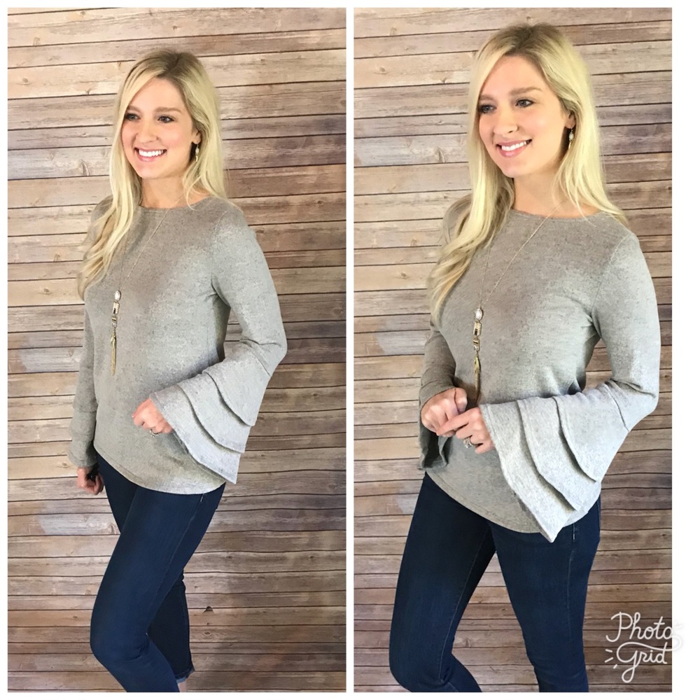 ‼️LAST Bell Sleeved Sweater - Picture 2 of 2