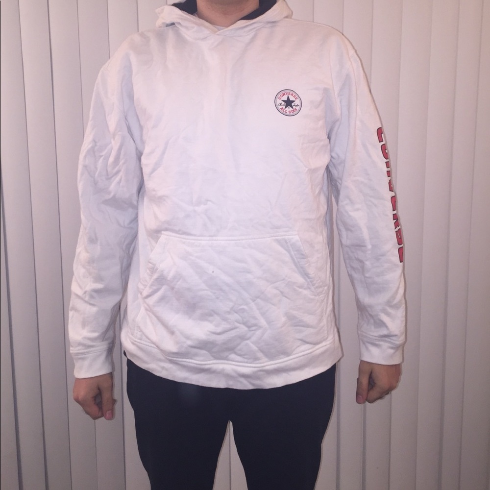 Men's Converse All-Star White Hoodie