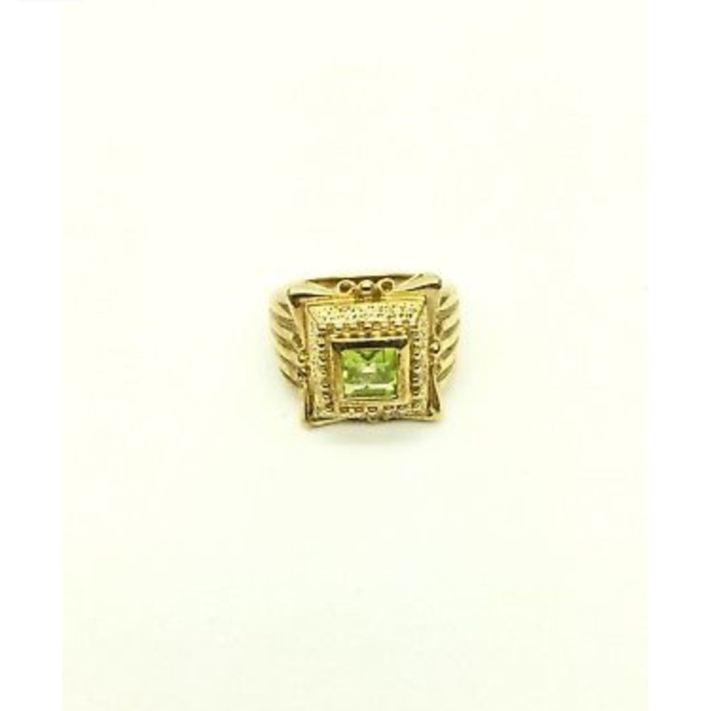 Antique Citron/Peridot Gemstone Ring Size 6