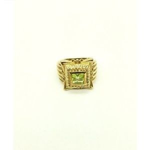Antique Citron/Peridot Gemstone Ring Size 6