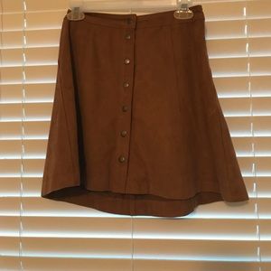 A&G Suede Skirt