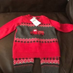 Infant sweater set ( top and pants)