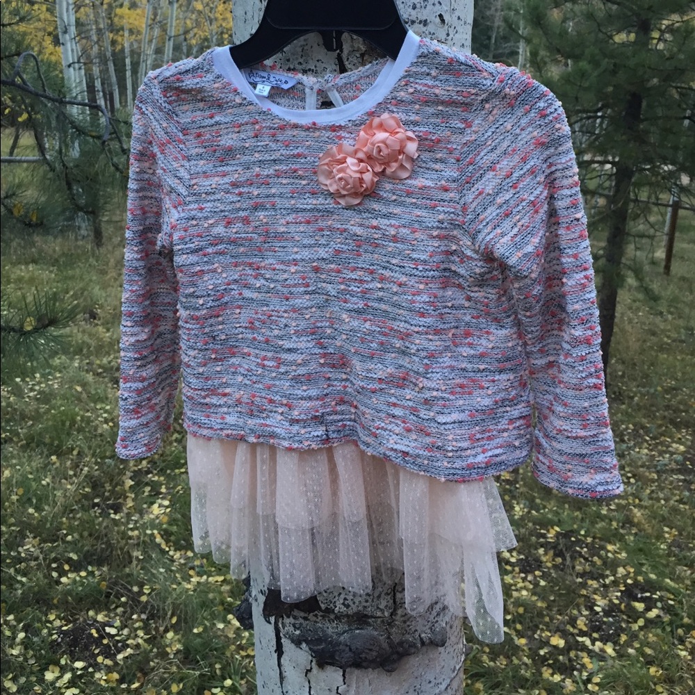 Girls two-piece Top. Pippa & Julie Size 6