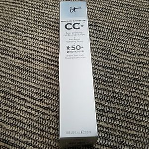 It Cosmetics CC+ Cream - Medium Tan shade.
