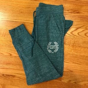 PINK skinny collegiate pant