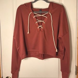 Windsor Lace-Up Sweater