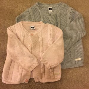 ❄️ Janie and Jack button up cardigan sweaters ❄️