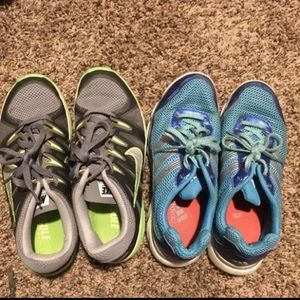 Nike & Adidas Running Shoes 7.5 Bundle