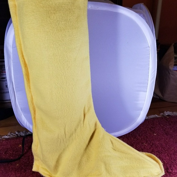 yellow boot covers