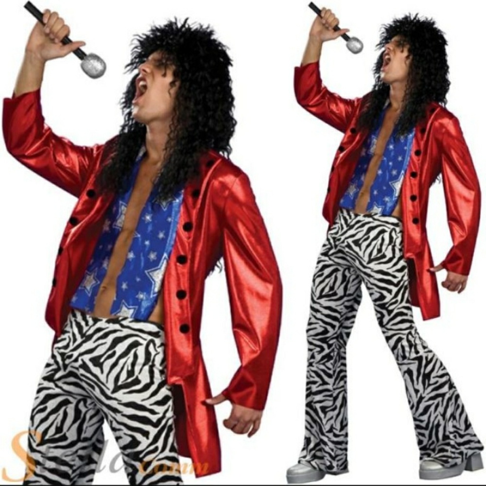 80's Halloween costume heavy metal rocker