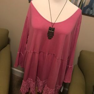 NWT Blush Tunic Top
