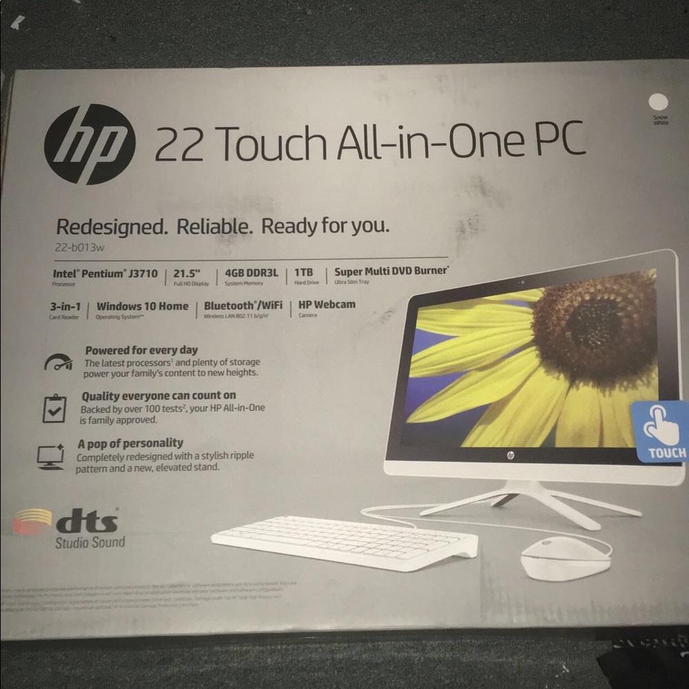 22 inch touch all in one PC