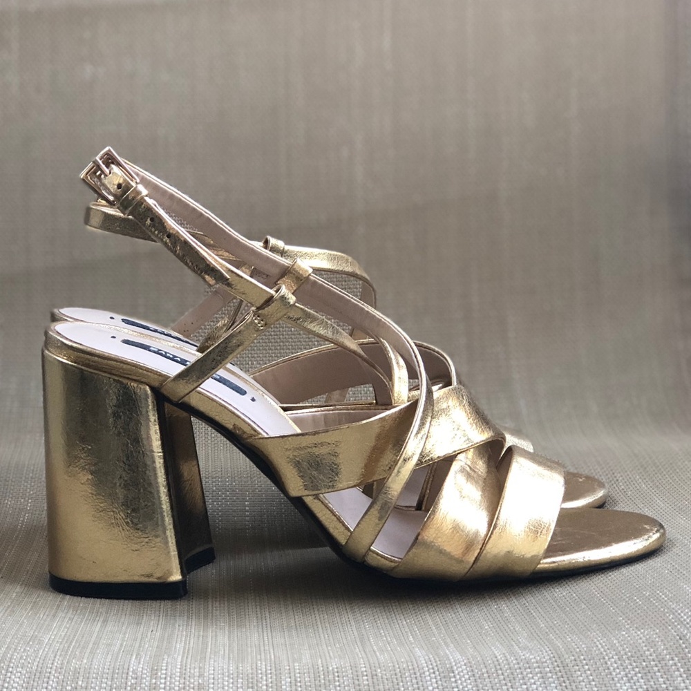 Gold Zara Heels
