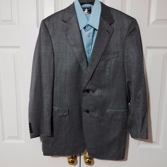 Canali Other - Canali 42L Gray Sports Coat Made In Italy