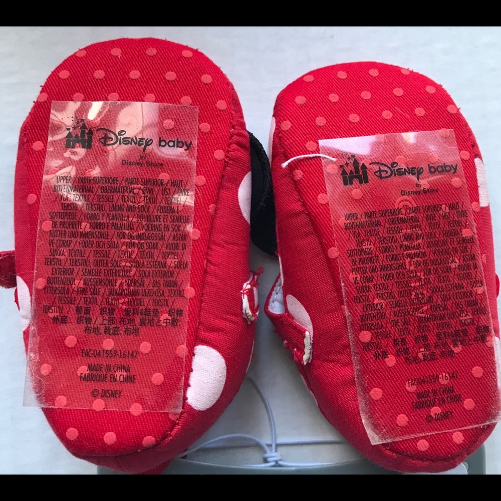 🎉💕HP💕🎉Disney’s Minnie Mouse Polka Dot Shoes - Picture 3 of 6