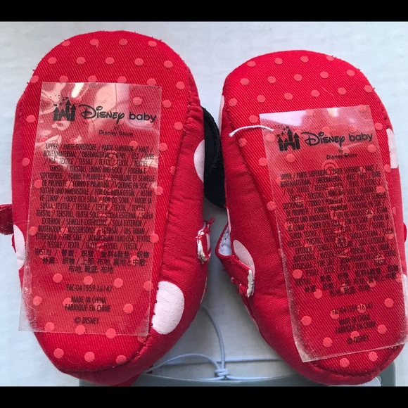 🎉💕HP💕🎉Disney’s Minnie Mouse Polka Dot Shoes - Picture 3 of 6
