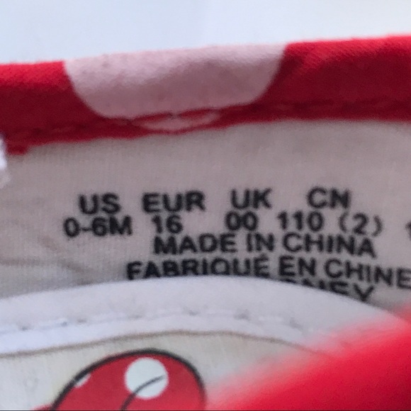 🎉💕HP💕🎉Disney’s Minnie Mouse Polka Dot Shoes - Picture 4 of 6