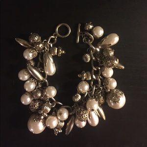 Victorian style charm bracelet