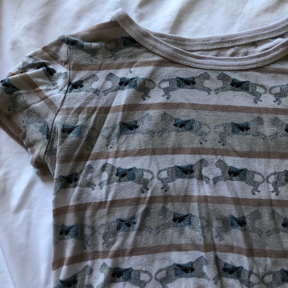 Cute top with tigers and stripes