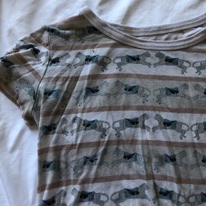 Cute top with tigers and stripes