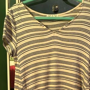 cute striped black and cream tee