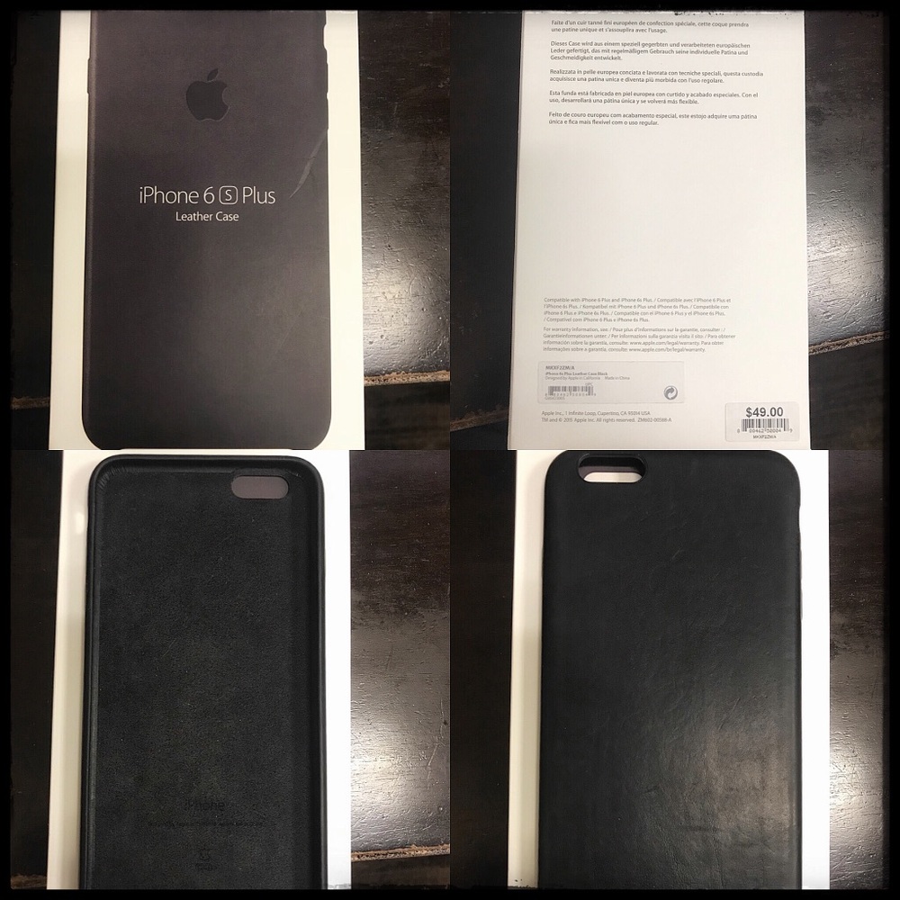 iPhone 6plus Apple Leather Case