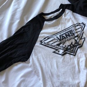 Boys 3/4 sleeve baseball tee