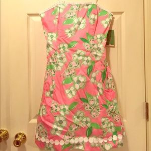 Brand new Lilly Pulitzer strapless Jordan Dress!