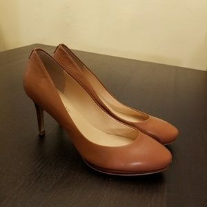 Ivanka Trump Tan Leather Pumps 8