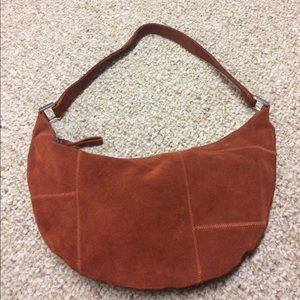 Orange Suede Banana Republic Hobo